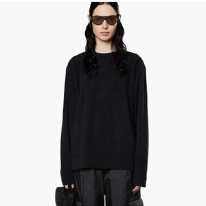 Rains Fleece Sweatshirt Pullover Blacks Size Medium  NWT